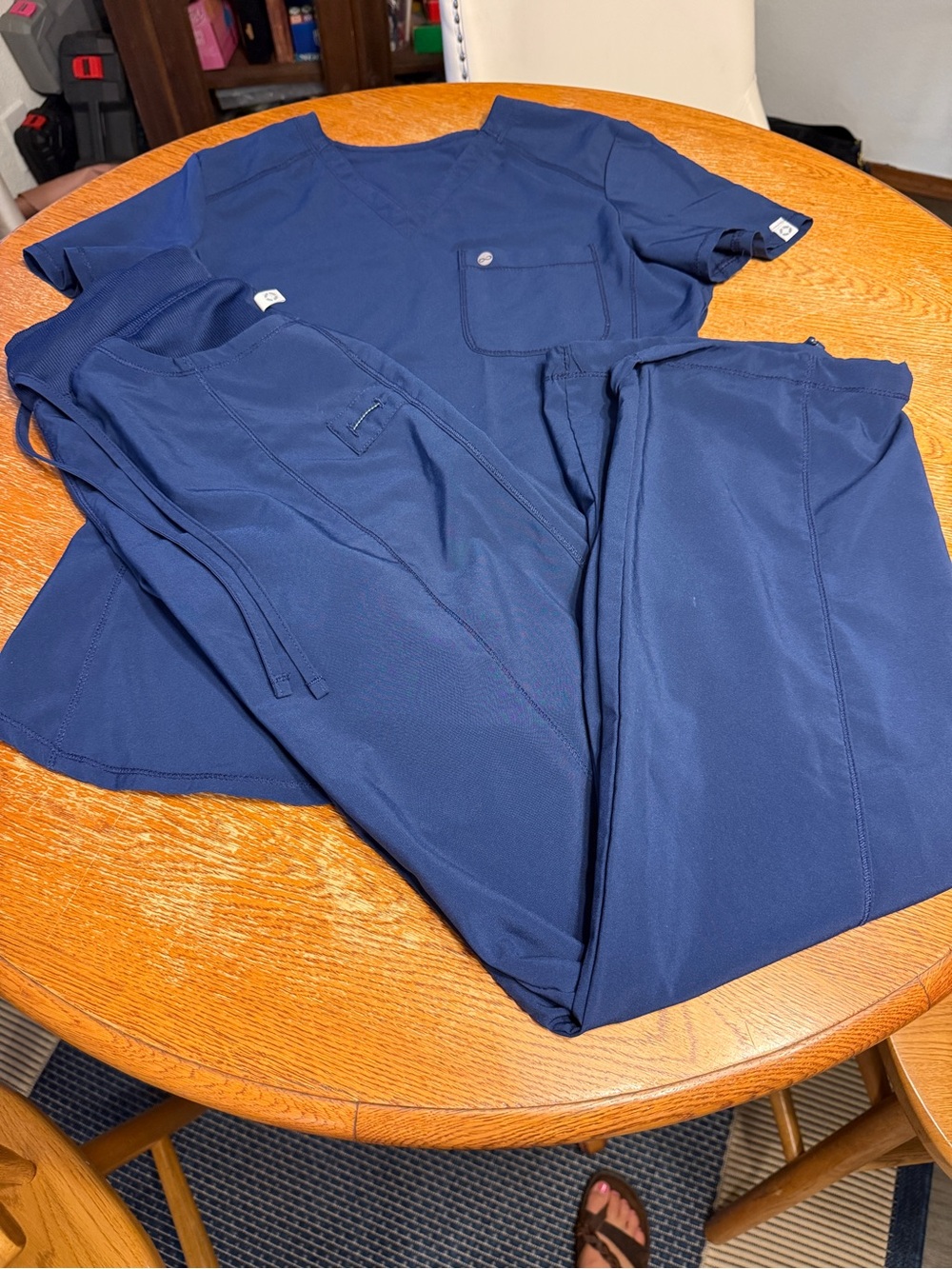 Women’s Navy Blue Scrub Pants - Comfortable Workwear